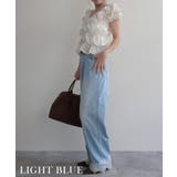 裾レースクールタッチデニムRashik ボトム 大人カジュアル | BUYSENSE | 詳細画像15