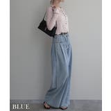 サイドタックワイドデニムRashik ボトム 大人カジュアル | BUYSENSE | 詳細画像11 