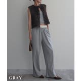 レースレイヤードスウェットパンツRashik パンツ 大人カジュアル | BUYSENSE | 詳細画像7 