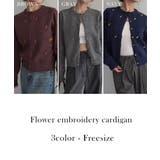 フラワー刺繍カーディガンRashik カーディガン 大人カジュアル | BUYSENSE | 詳細画像2