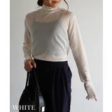 ホワイト | ハイネックメロウシアートップス Rashik カットソー | BUYSENSE