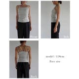 ダブルストラップキャミソール Rashik カットソー | BUYSENSE | 詳細画像4 