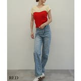 レッド | ドッキングベアトップス Rashik カットソー | BUYSENSE