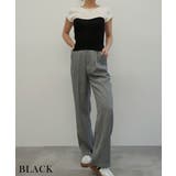 ブラック | ドッキングベアトップス Rashik カットソー | BUYSENSE
