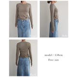 サイドリボンロンT Rashik カットソー 大人カジュアル | BUYSENSE | 詳細画像4