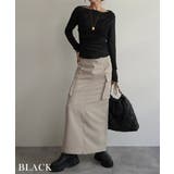 ブラック | ルーズドレープシアートップスRashik カットソー 大人カジュアル | BUYSENSE