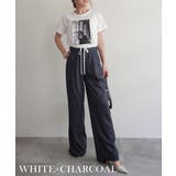 ホワイトチャコール | フォトプリントロゴTシャツ Rashik カットソー | BUYSENSE