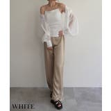 カップ付き配色リブキャミソールRashik カットソー 大人カジュアル | BUYSENSE | 詳細画像6
