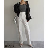 バッククロスボーダーリブキャミソール Rashik カットソー | BUYSENSE | 詳細画像14 