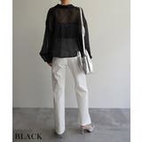 バッククロスボーダーリブキャミソール Rashik カットソー | BUYSENSE | 詳細画像15 