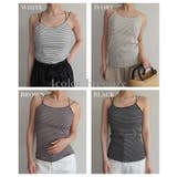 バッククロスボーダーリブキャミソール Rashik カットソー | BUYSENSE | 詳細画像2 