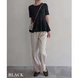 ペプラム半袖プルオーバー Rashik カットソー | BUYSENSE | 詳細画像15 