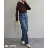 バックオープンベロア調トップスRashik カットソー 大人カジュアル | BUYSENSE | 詳細画像11
