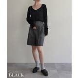 バックオープンベロア調トップスRashik カットソー 大人カジュアル | BUYSENSE | 詳細画像13