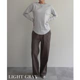 コットンフライスボートネックトップスRashik カットソー 大人カジュアル | BUYSENSE | 詳細画像8 