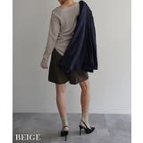 コットンフライスボートネックトップスRashik カットソー 大人カジュアル | BUYSENSE | 詳細画像12 