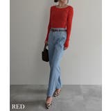 リブシアークルーネックトップス Rashik カットソー | BUYSENSE | 詳細画像14 