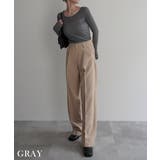 リブシアークルーネックトップス Rashik カットソー | BUYSENSE | 詳細画像19 