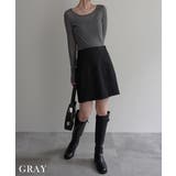リブシアークルーネックトップス Rashik カットソー | BUYSENSE | 詳細画像22 