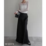 リブシアークルーネックトップス Rashik カットソー | BUYSENSE | 詳細画像6 