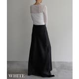 リブシアークルーネックトップス Rashik カットソー | BUYSENSE | 詳細画像7 