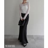 リブシアークルーネックトップス Rashik カットソー | BUYSENSE | 詳細画像8 