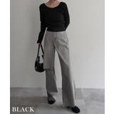 ディープラウンドネックトップスRashik カットソー 大人カジュアル | BUYSENSE | 詳細画像10 