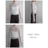 総レースシアートップス Rashik カットソー | BUYSENSE | 詳細画像4