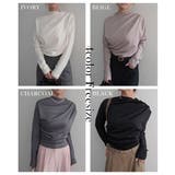 エレガントドレープハイネックトップス Rashik カットソー | BUYSENSE | 詳細画像2