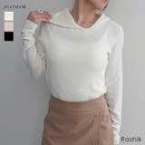 2wayネックニットソーRashik カットソー 大人カジュアル | BUYSENSE | 詳細画像1