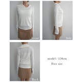 2wayネックニットソーRashik カットソー 大人カジュアル | BUYSENSE | 詳細画像4