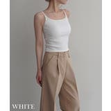 カップ付きリブキャミソールRashik カットソー 大人カジュアル | BUYSENSE | 詳細画像5 
