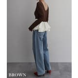 バックオープン裾バルーントップスRashik カットソー 大人カジュアル | BUYSENSE | 詳細画像5
