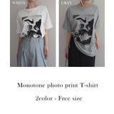 モノトーンフォトプリントTシャツRashik カットソー 大人カジュアル | BUYSENSE | 詳細画像2