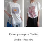 フラワーフォトプリントTシャツRashik カットソー 大人カジュアル | BUYSENSE | 詳細画像2