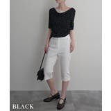 レースドッキングドットTシャツRashik カットソー 大人カジュアル | BUYSENSE | 詳細画像11