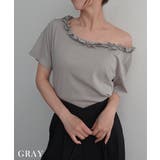 フリルネックワンショルTシャツRashik カットソー 大人カジュアル | BUYSENSE | 詳細画像16