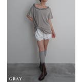 フリルネックワンショルTシャツRashik カットソー 大人カジュアル | BUYSENSE | 詳細画像20