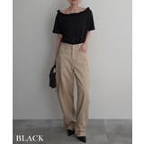 フリルネックワンショルTシャツRashik カットソー 大人カジュアル | BUYSENSE | 詳細画像22