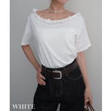 フリルネックワンショルTシャツRashik カットソー 大人カジュアル | BUYSENSE | 詳細画像4