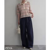 シアーボーダーポロニットRashik カットソー 大人カジュアル | BUYSENSE | 詳細画像9
