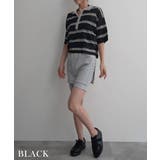 シアーボーダーポロニットRashik カットソー 大人カジュアル | BUYSENSE | 詳細画像17