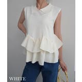 裾ペプラムポロトップスRashik カットソー 大人カジュアル | BUYSENSE | 詳細画像4