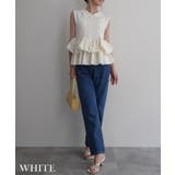 裾ペプラムポロトップスRashik カットソー 大人カジュアル | BUYSENSE | 詳細画像5