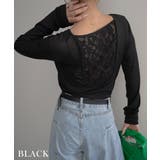 バックシャンレーストップスRashik カットソー 大人カジュアル | BUYSENSE | 詳細画像12 