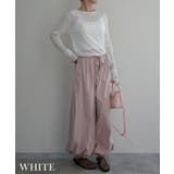 バックシャンレーストップスRashik カットソー 大人カジュアル | BUYSENSE | 詳細画像5 