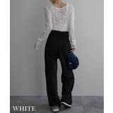 バックシャンレーストップスRashik カットソー 大人カジュアル | BUYSENSE | 詳細画像6 