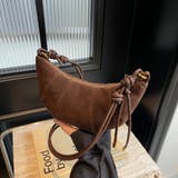 ブラウン | クロワッサンスエードバッグ レディース バッグ | BUYSENSE