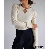 アイボリー | 前あきデザインニット Rashik ニット | BUYSENSE