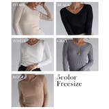 Vネックニットトップス Rashik ニット | BUYSENSE | 詳細画像2